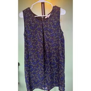 Forever 21 Contemporary Purple Blue Shift Dress L #graduation #reformation